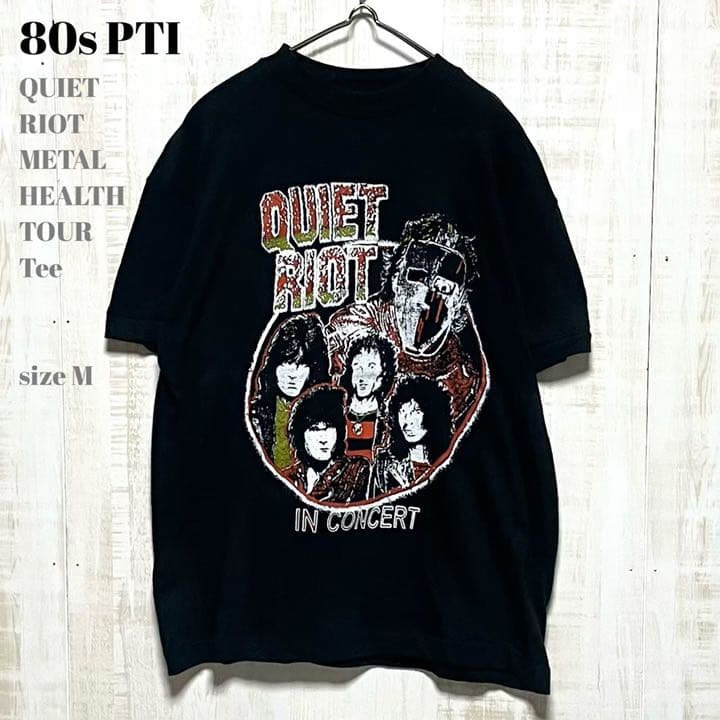 80s PTI QUIET RIOT パキ綿 バンド Tシャツ バンT | www
