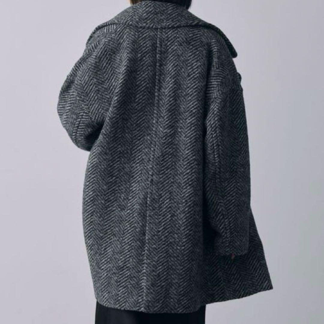 BABYLONE ヘリンボーンミドルコート BABYLONE ヘリンボーンミドルコート