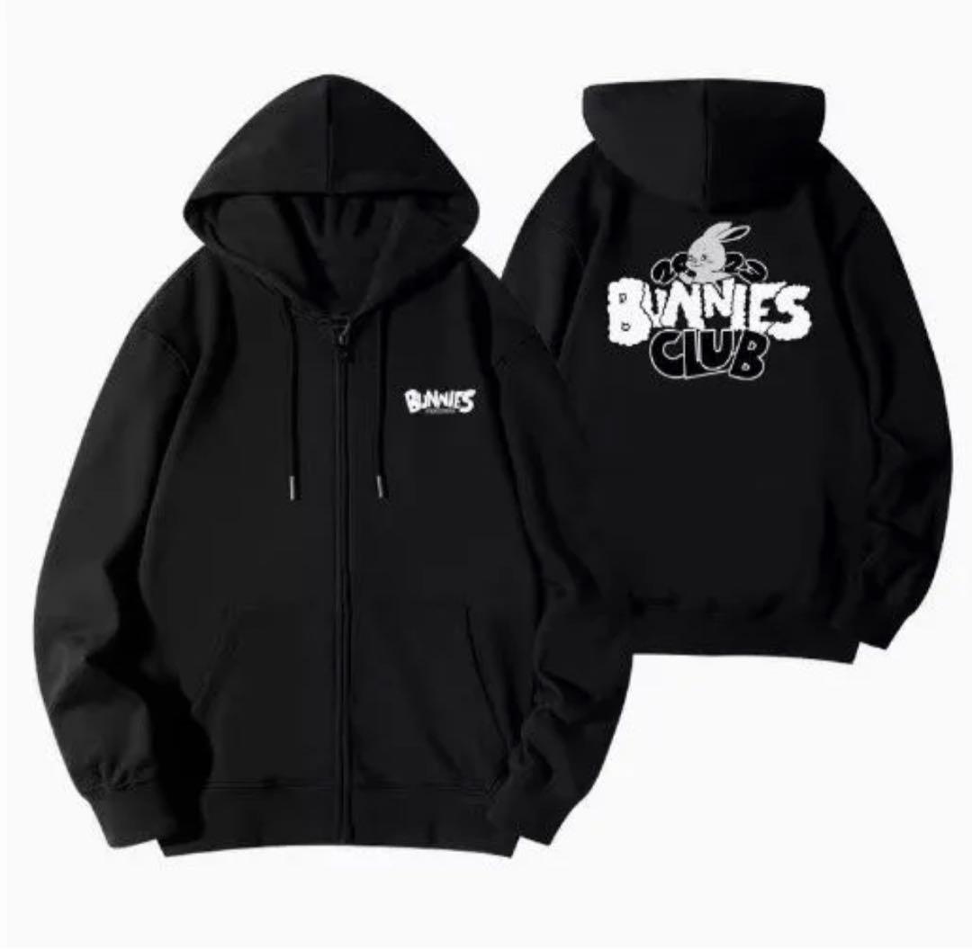NewJeans bunnies club パーカー フーディー　ニュージーンズ NewJeans bunnies club パーカー フーディーニュージーンズ