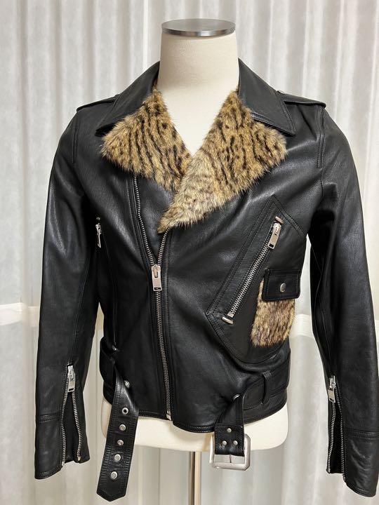 サンローラン ライダースジャケット L01 48サイズ SAINT LAURENT (サンローラン) L01 MOTORCYCLE JACKET (モーター