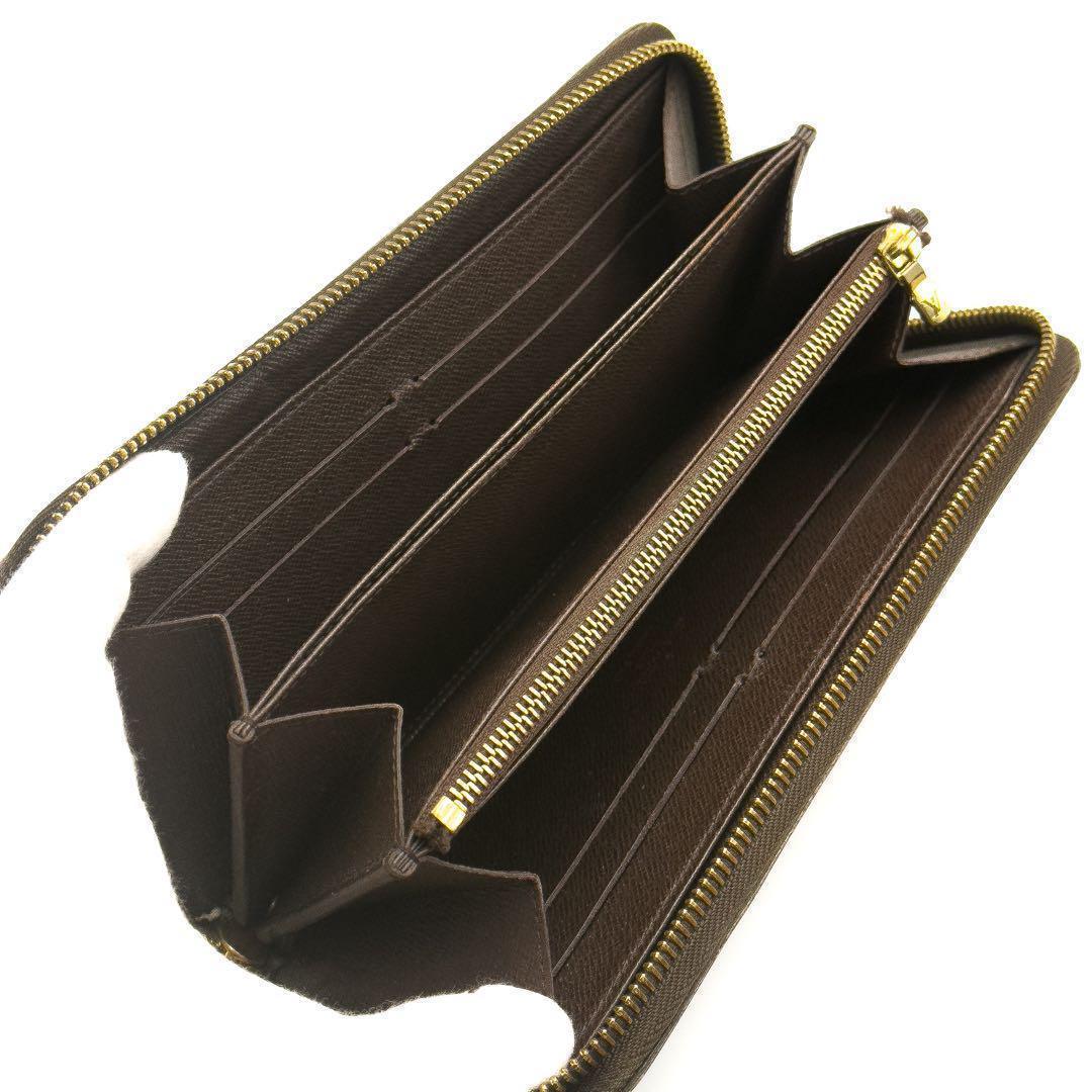 ルイヴィトン【最高級美品】ダミエエベヌジッピーウォレットラウンドファスナー
