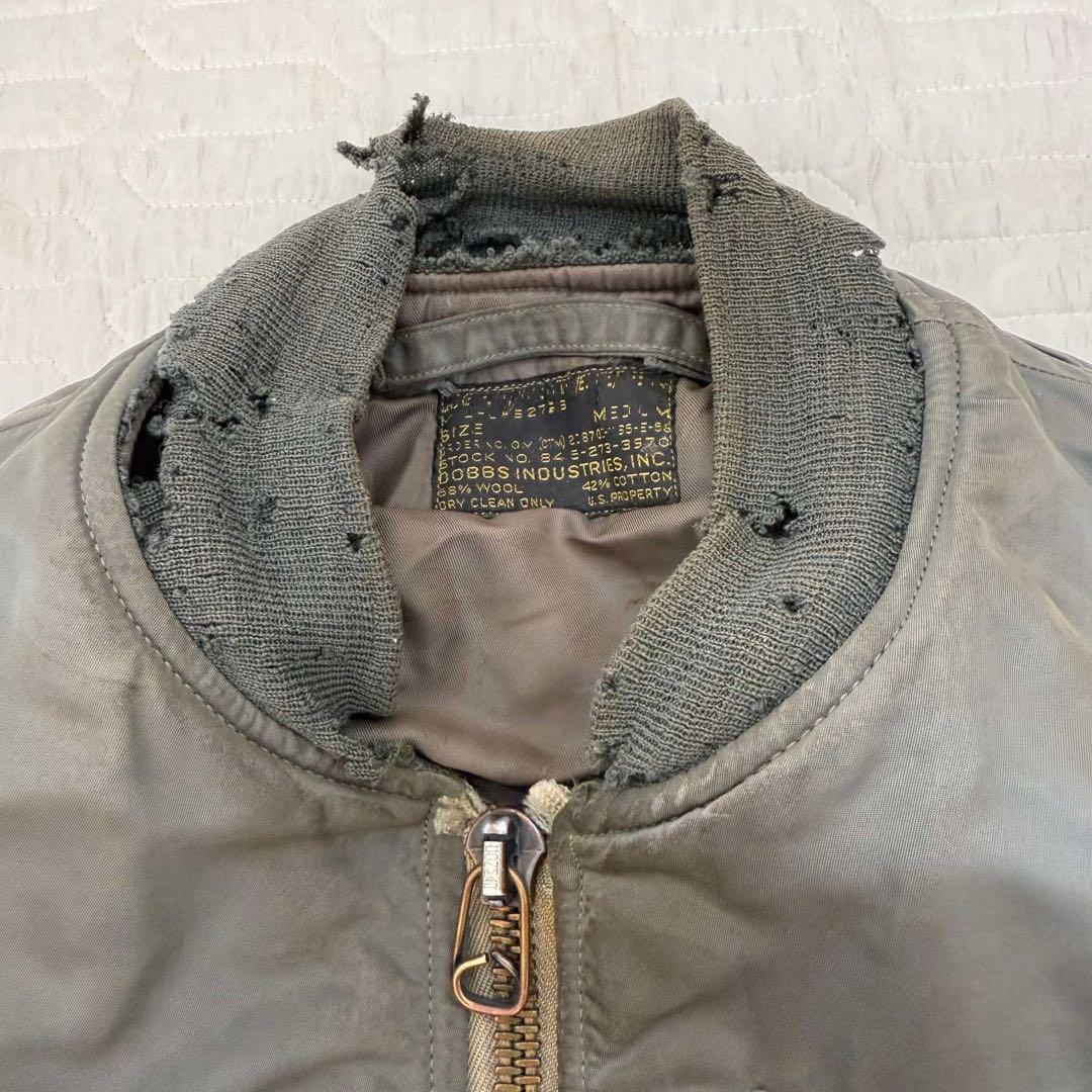 50s 実物 USAF オリジナル MA-1 DOBBS社8279B Mサイズ