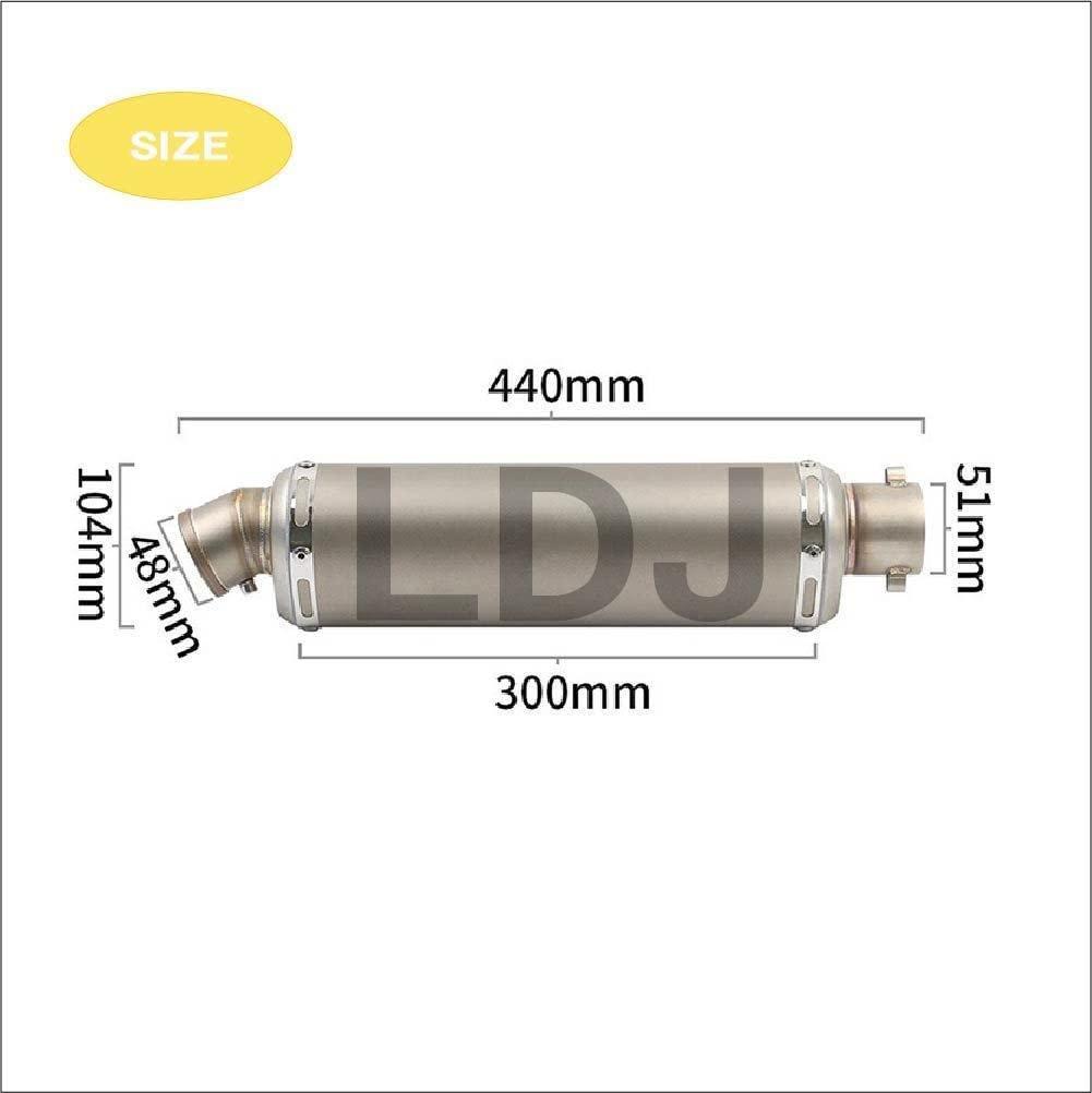 超激得格安 バイク サイレンサー セット チタン kSIz5-m11729672785 スリップオン マフラー 440mm 安いお得