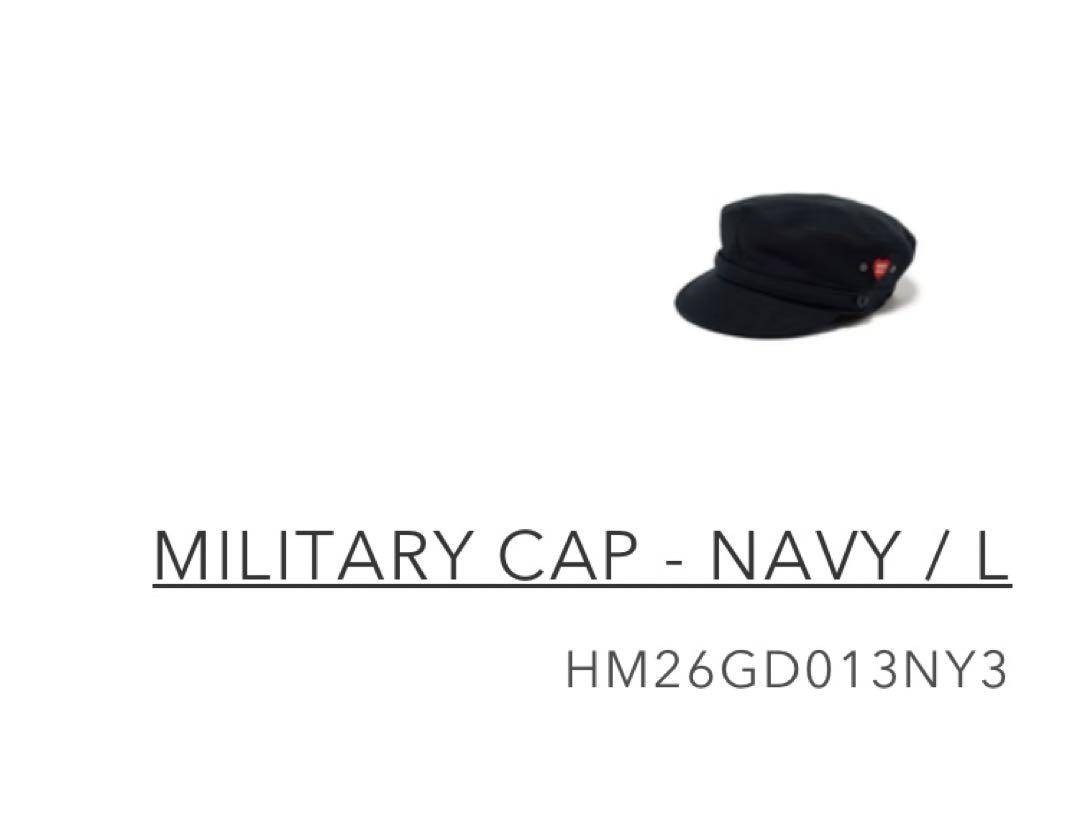 帽子 HumanMade MILITARY CAP - NAVY / L