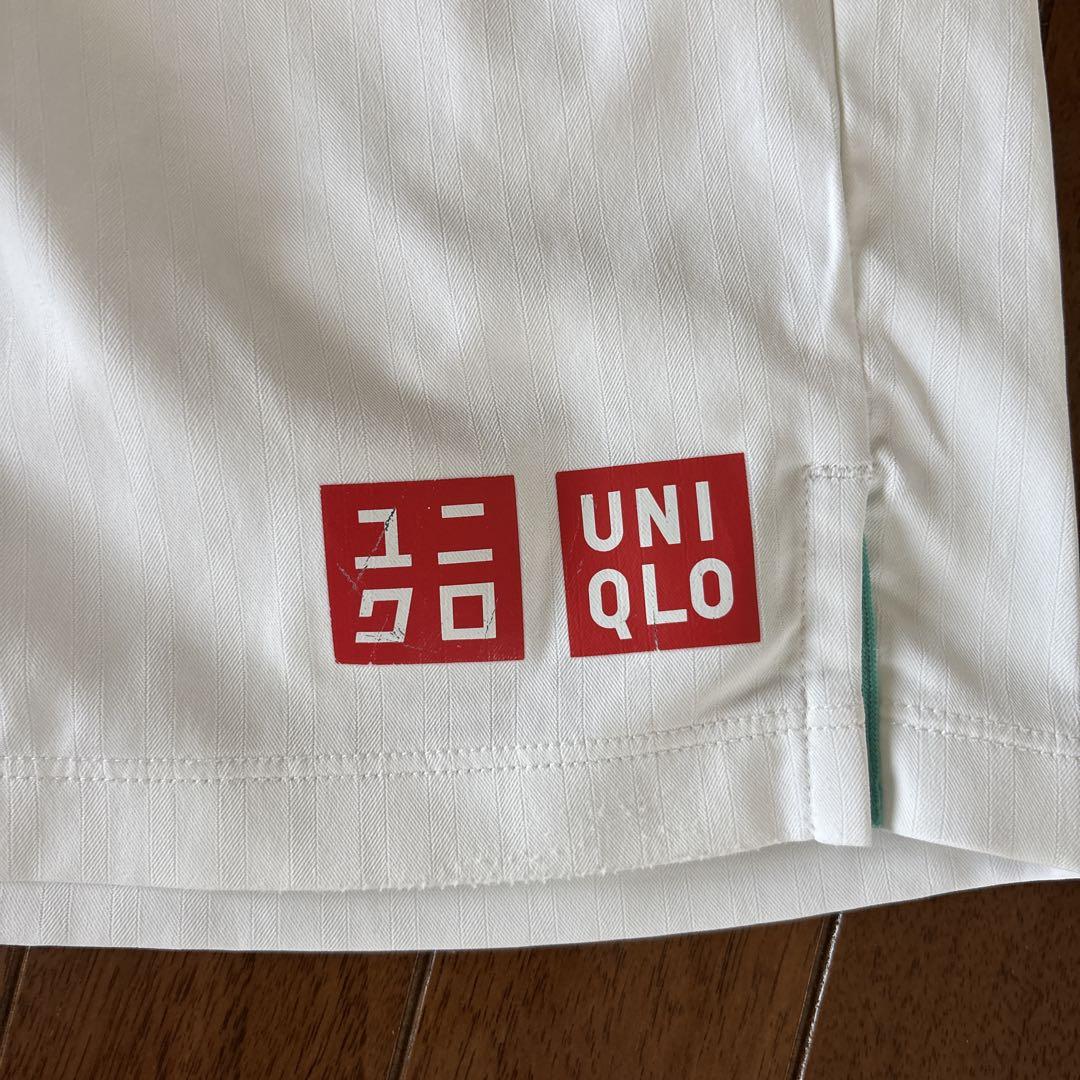 希少！フェデラーモデルUNIQLO ホワイト ショートパンツS - メルカリ