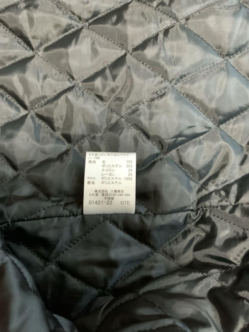 【L】BURBERRY BLACK LABEL シングル コート 赤