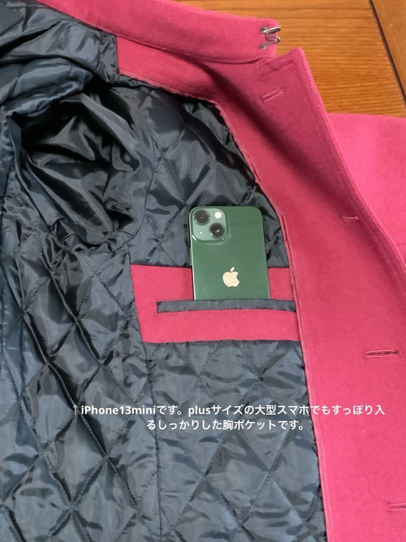 【L】BURBERRY BLACK LABEL シングル コート 赤