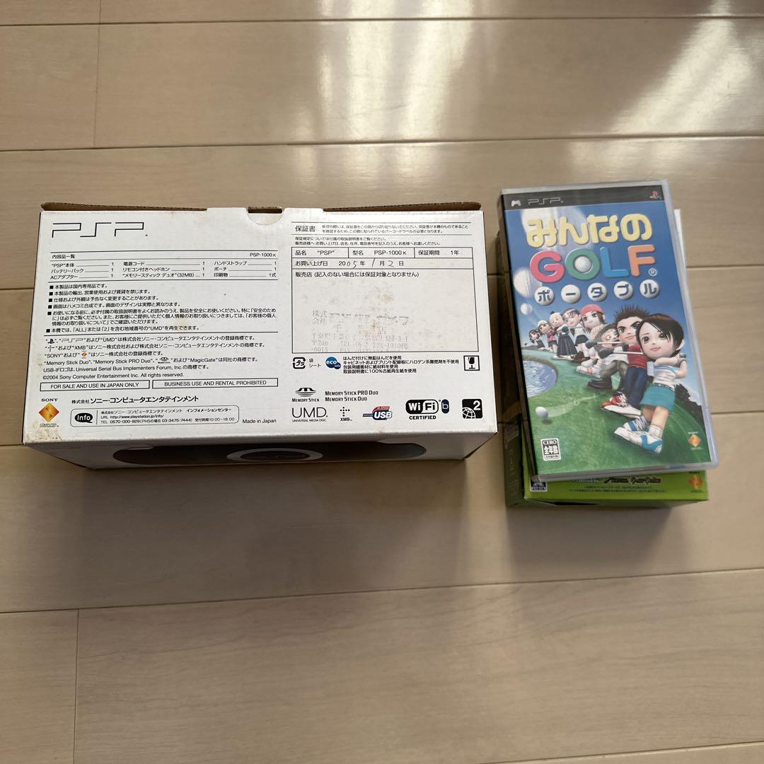 PSP みんなのゴルフ場 GPS付き - メルカリ