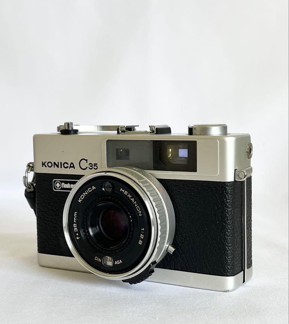 【完動品】Konica C35 Flash maticフィルムカメラ 動作確認済