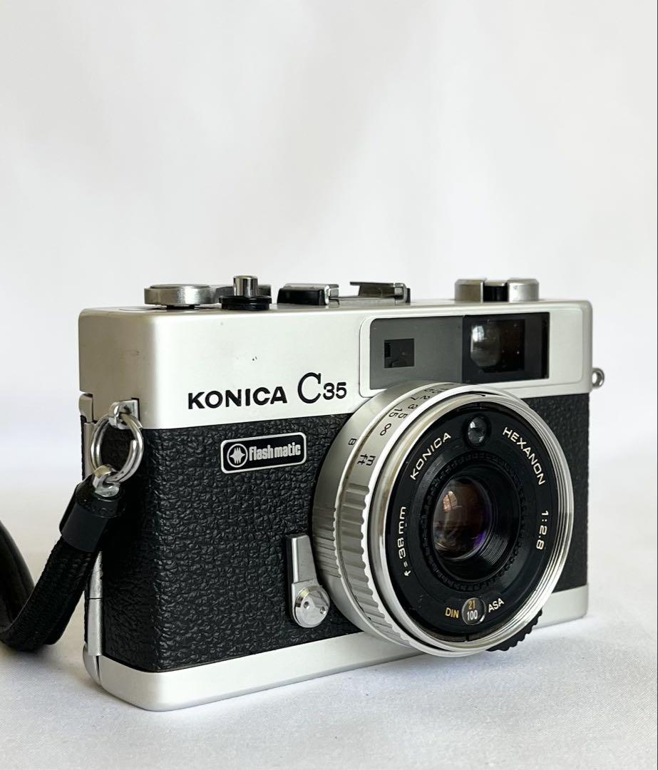 【完動品】Konica C35 Flash maticフィルムカメラ 動作確認済