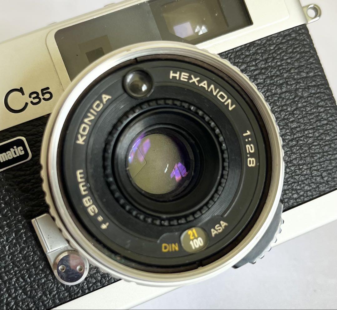 【完動品】Konica C35 Flash maticフィルムカメラ 動作確認済