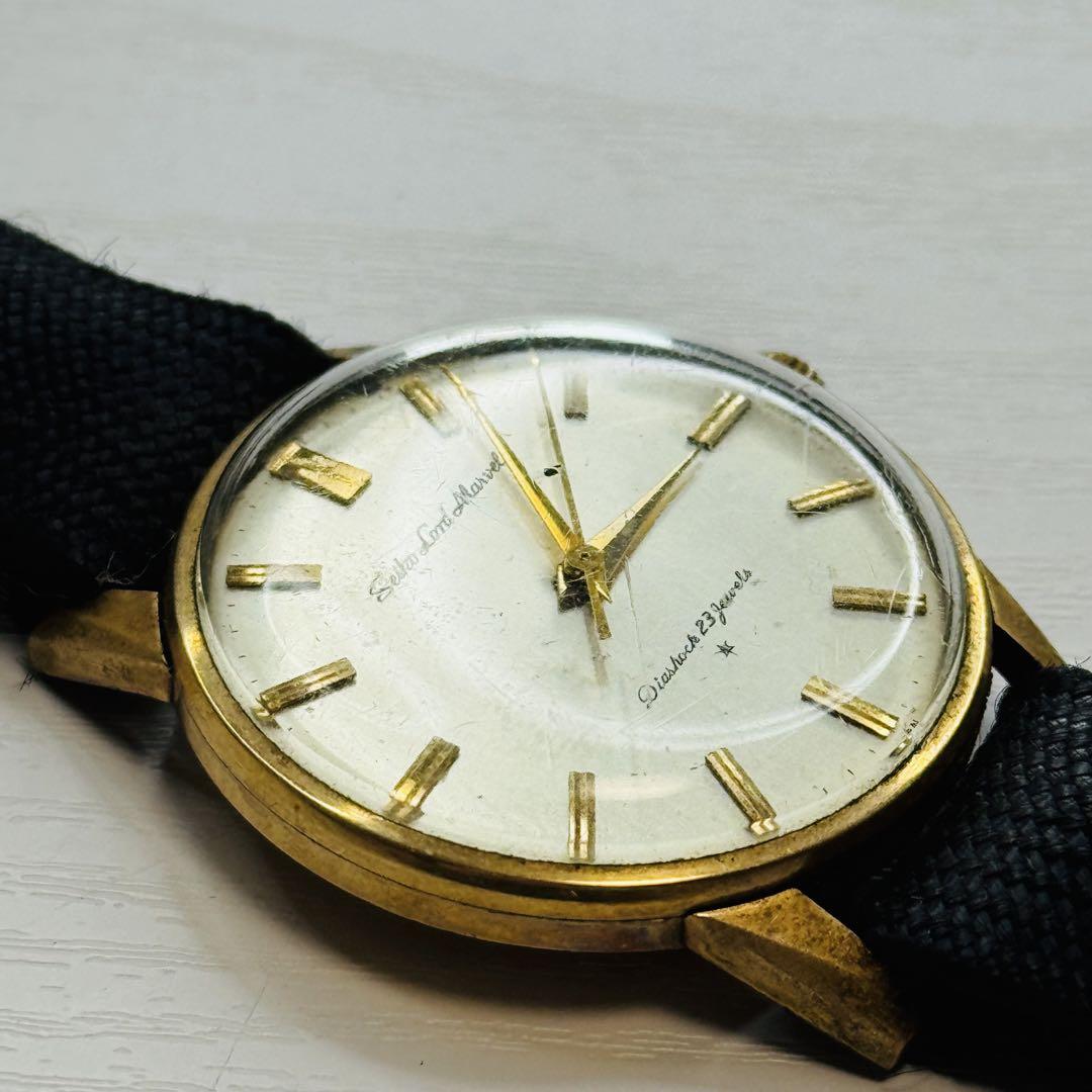 セイコー ロードマーベル 手巻き ゴールド 金色　SEIKO marvel