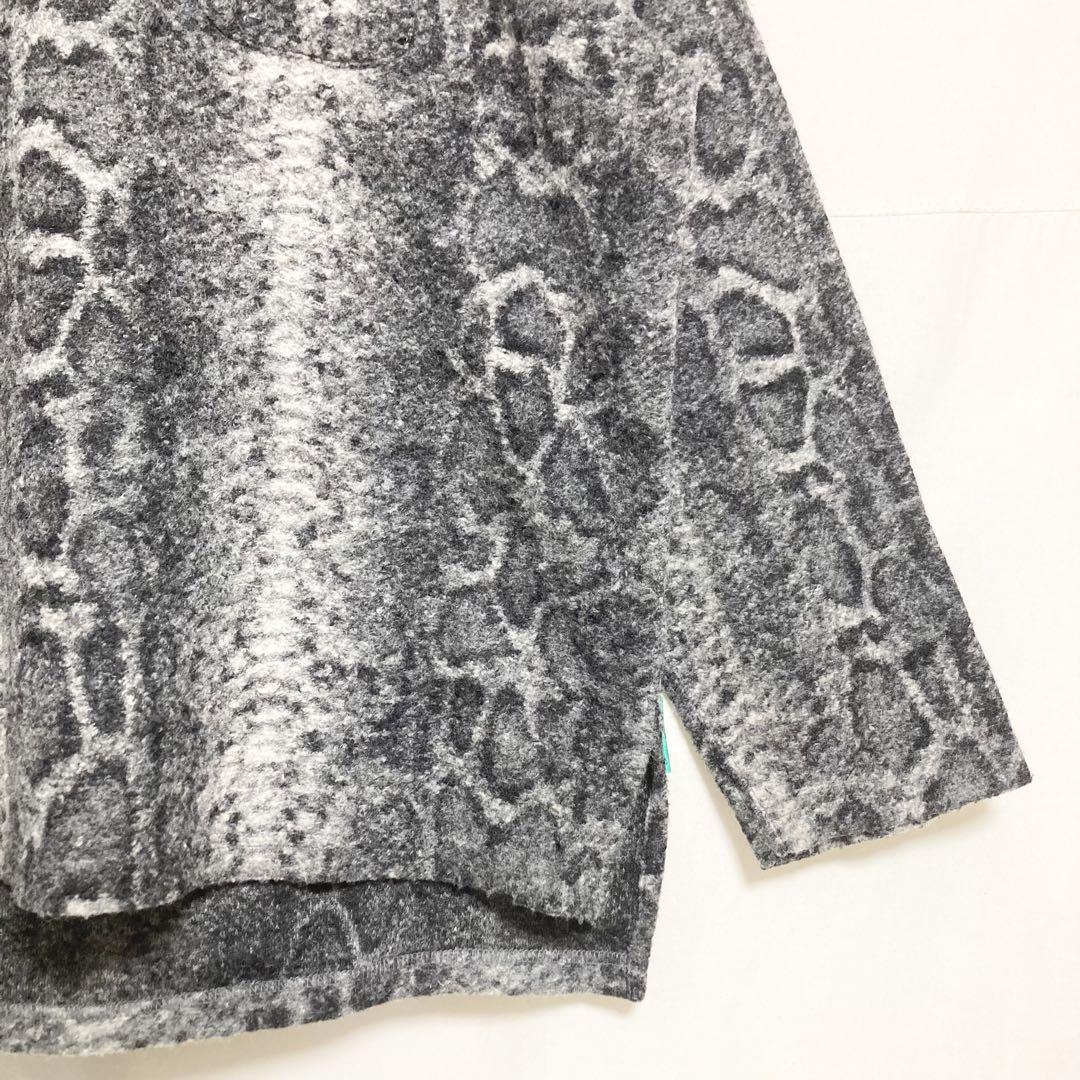 Lサイズ！ ENGINEERED GARMENTS パイソン柄ウールハイネック