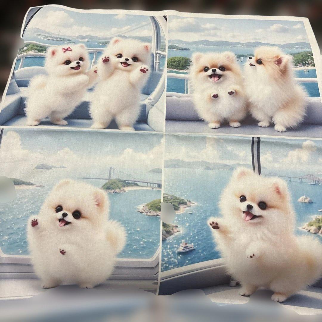 ハンドメイド　ハンカチ　オーダー見本