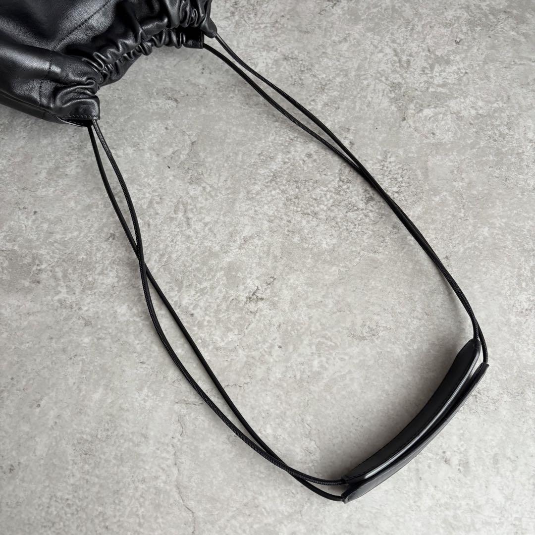 【未使用級】JIL SANDER 巾着 リバーシブル ショルダーバッグ 正規品