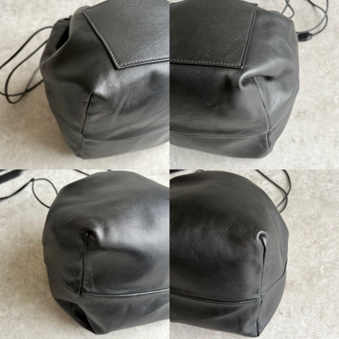 【未使用級】JIL SANDER 巾着 リバーシブル ショルダーバッグ 正規品
