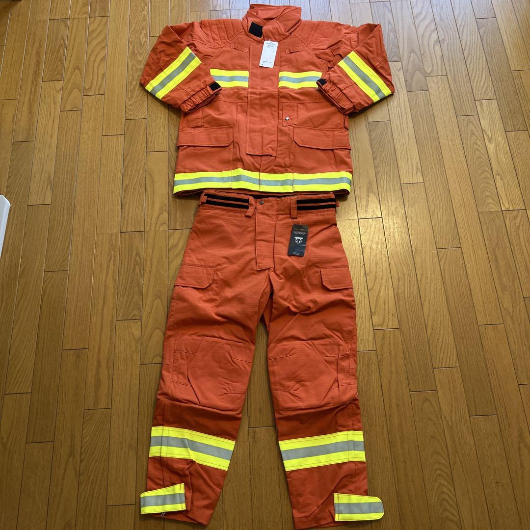 超希少デサント正規品　防火服/上下セット/消防服 超希少デサント正規品 防火服/上下セット/消防服 - メルカリ