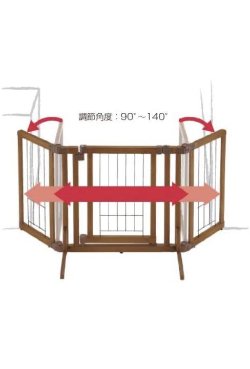 正規店在庫 リッチェル S サイズ nekCc-m11748409468 ペット用 木製おくだけドア付ゲート 爆買い安い