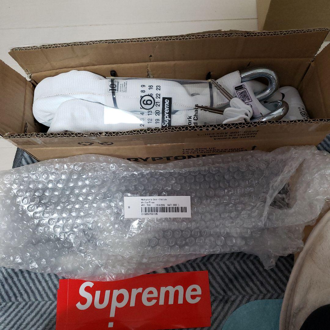 アクセサリー supreme MM6 kryptonite Chain+Disk Lock