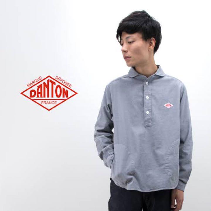 54%割引 驚きの DANTON(ダントン)丸襟長袖オックスフォードシャツ ...