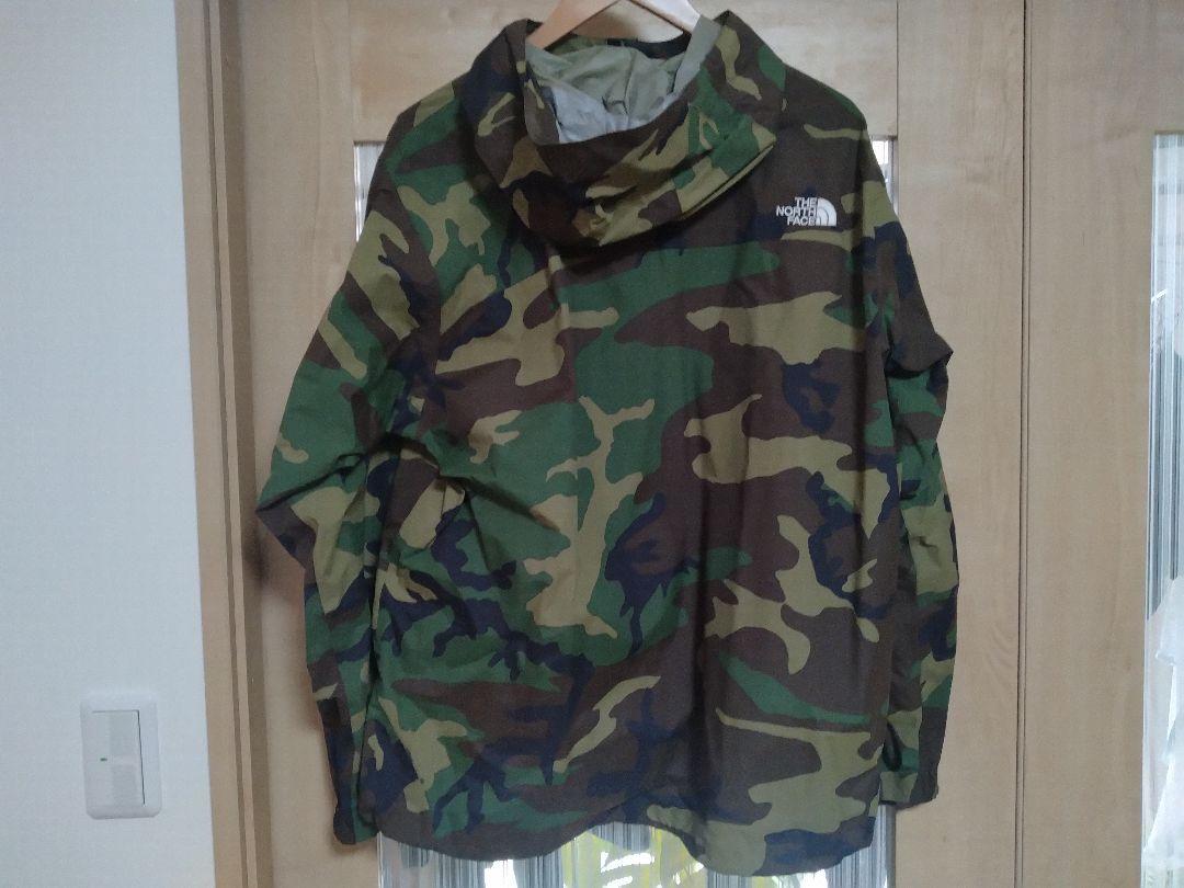 【最終値下】ノースフェイス ノベルティドットショットジャケット 迷彩 カモ XL