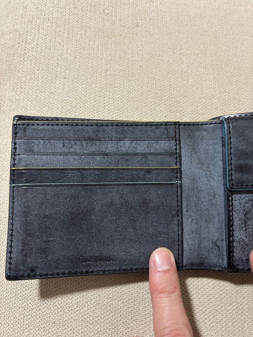 ポールスミス　レザー製二つ折り財布