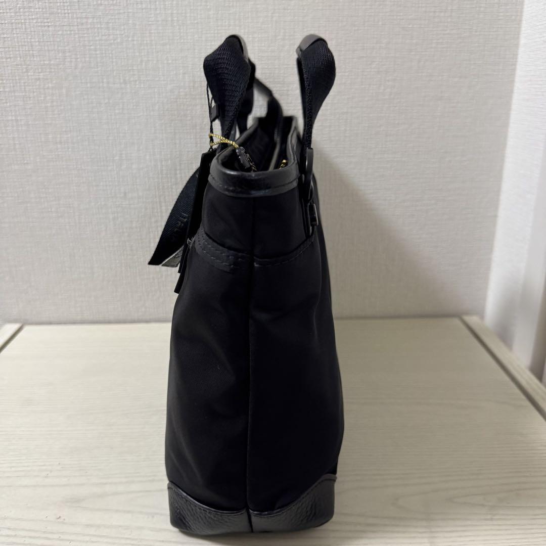 【BLACK-LINE】【新品タグ付き】オロビアンコ 2way トートバッグ　黒