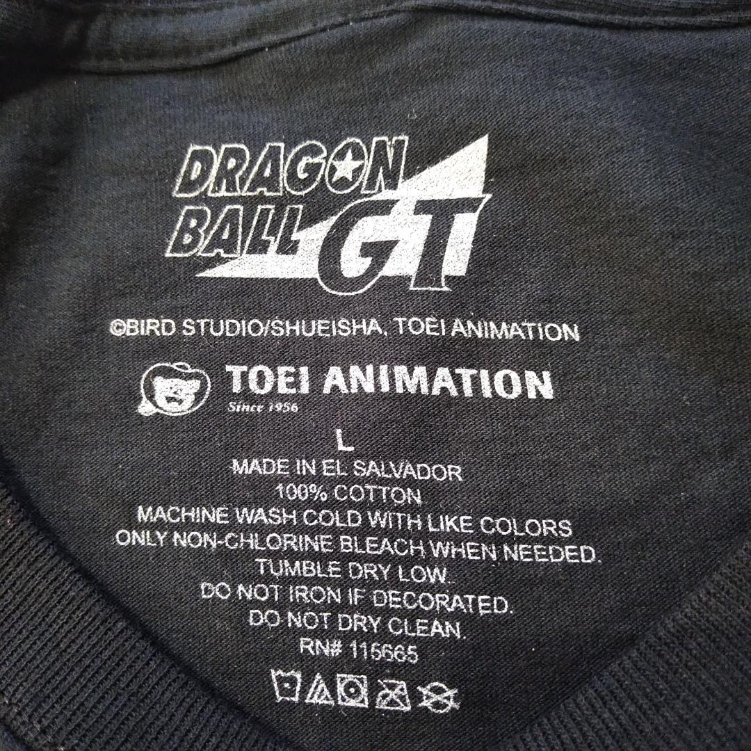 ドラゴンボールGT Tシャツ L 黒 ゴジータ アニメT オフィシャル