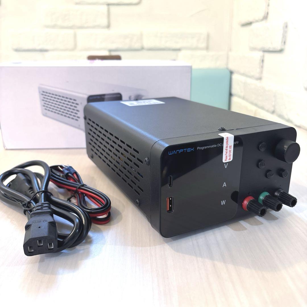 直流安定化電源30V 0-5A USB-A/Type-c急速充電インターフェース