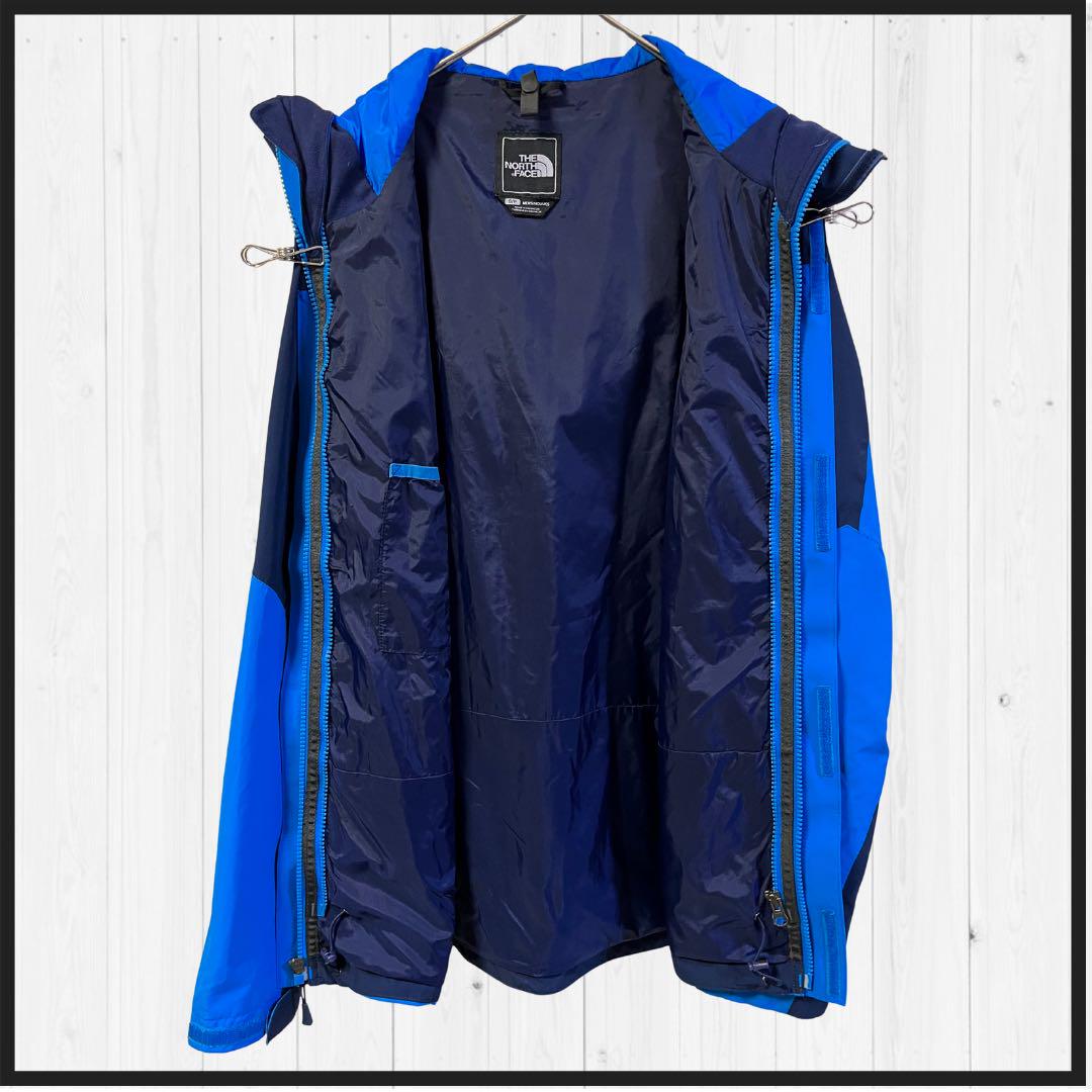 THE NORTH FACE マウンテンパーカー M ハイベント メンズ 青