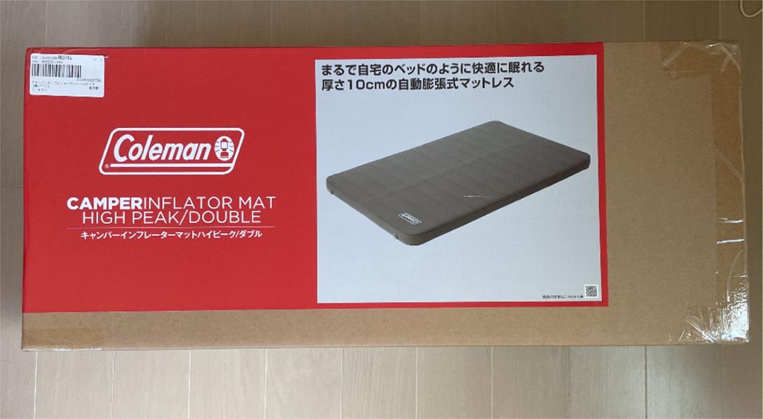 新品未開封 キャンパーインフレーターマットハイピーク ダブル 32RwQ-m11763450374 コールマン 安い