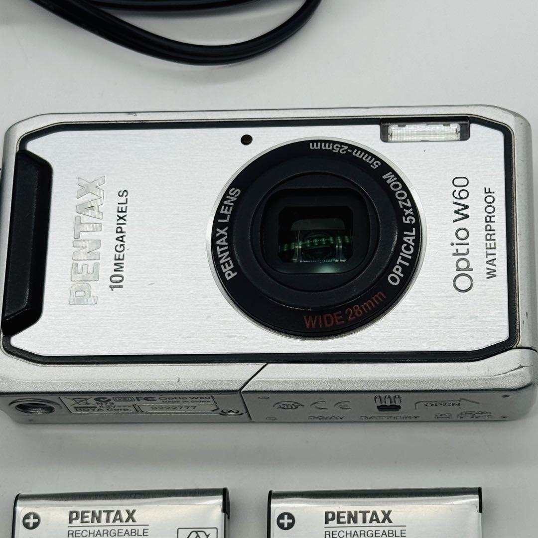 【良品】PENTAX Optio W60 デジタルカメラ　動作品　コンデジ