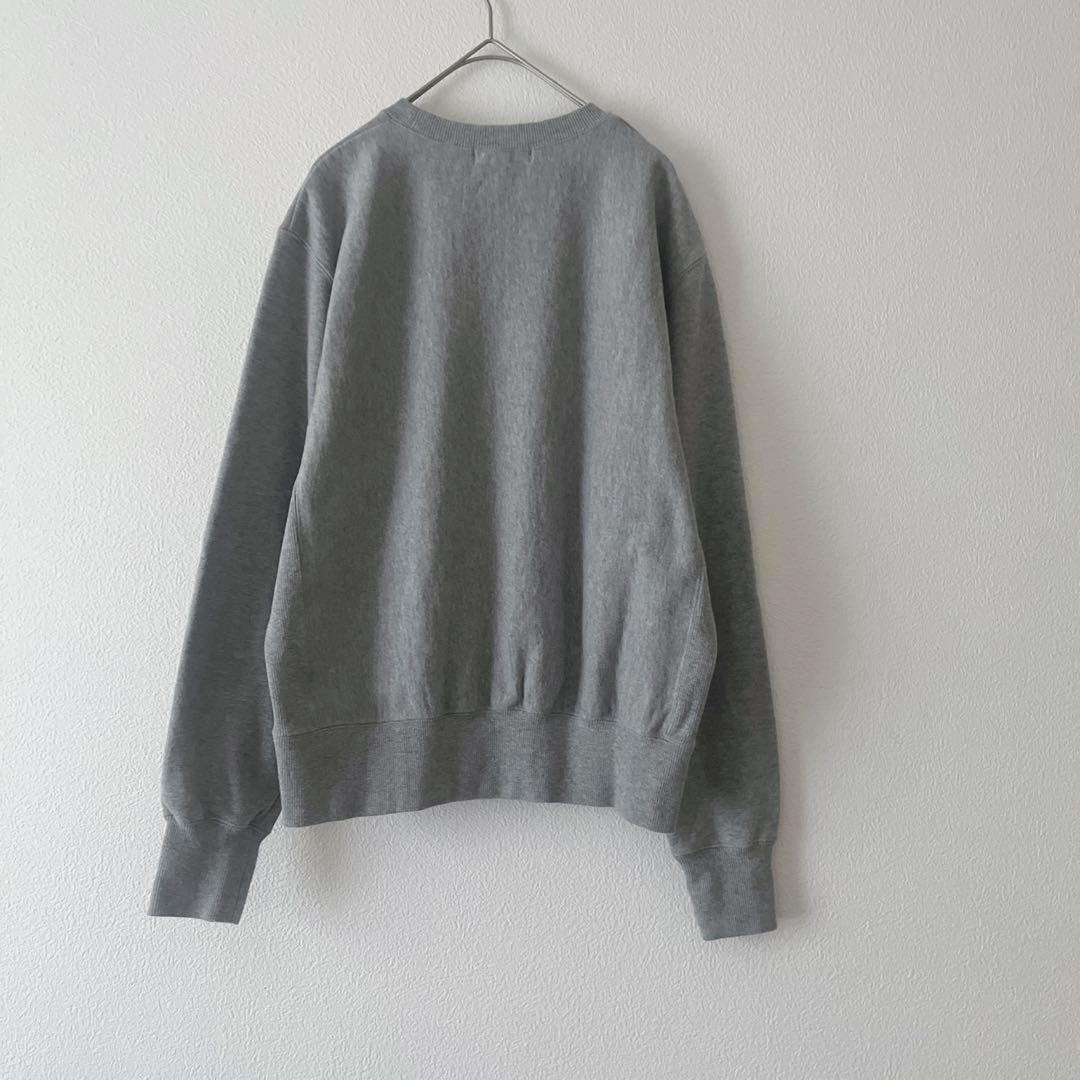 ayu　　　美品♡スピックアンドスパン　ロゴワッペンスウェット　グレー