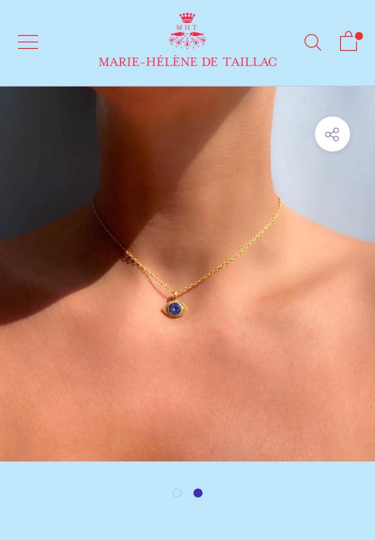 限定セール マリーエレーヌドゥタイヤック evil eye タンザナイト アクセサリー