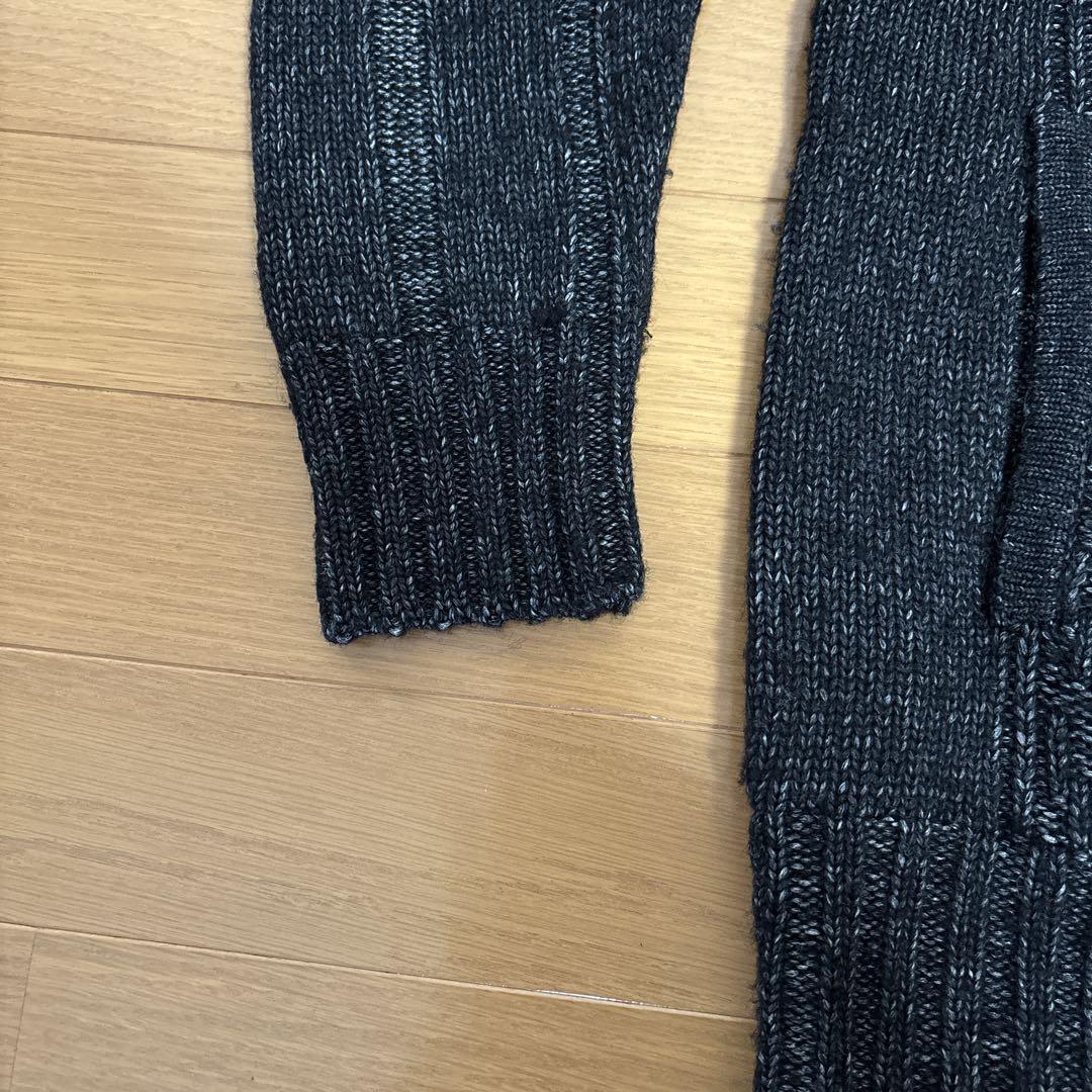 INTERMEZZOダークグレー ジップアップカーディガン