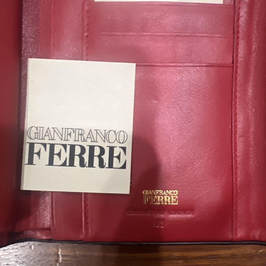 最新 本革 赤 FERRE GIANFRANCO 財布 メルカリ - 小物