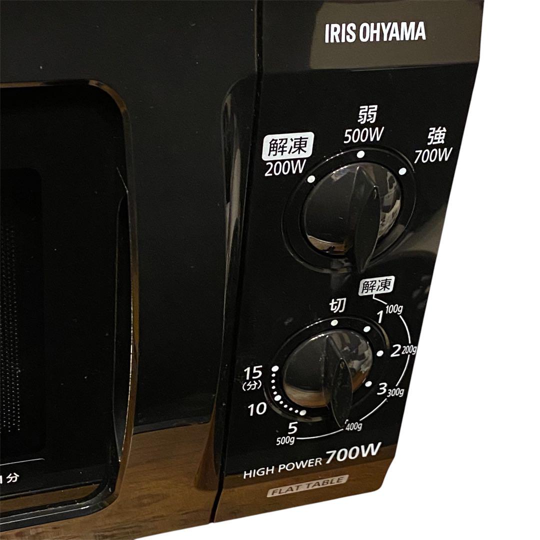 【極美品】 アイリスオーヤマ 電子レンジ フラットテーブル IMB-F183-6