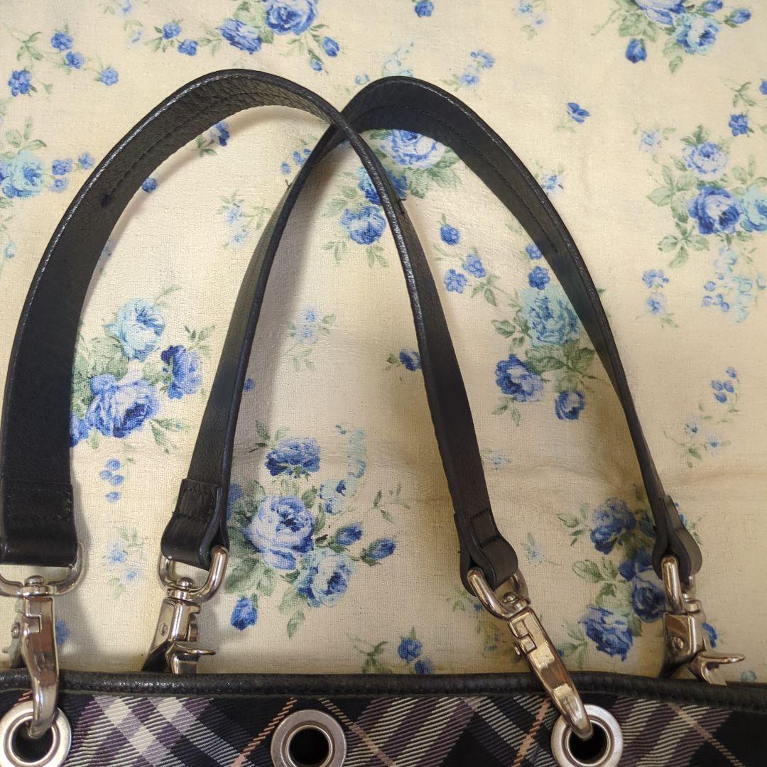 BURBERRY　ブルーレーベル　リバーシブル　トートバッグ