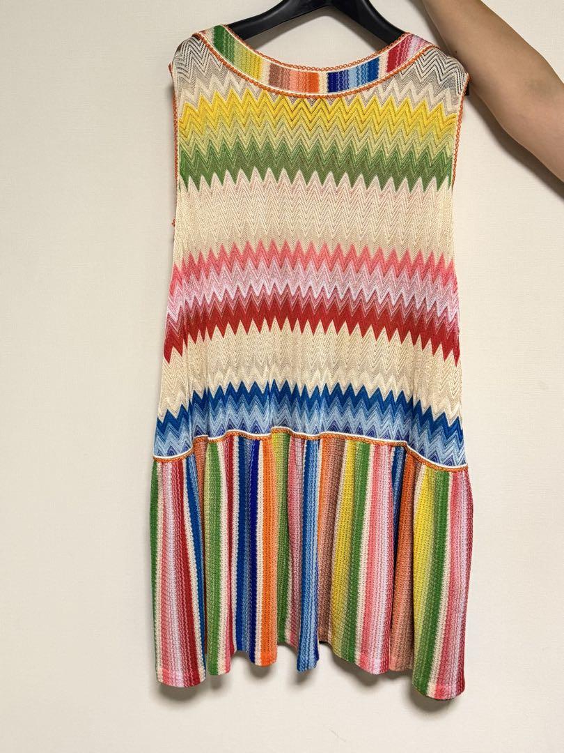 MISSONI マレ ノースリーブチュニックビーチウェア