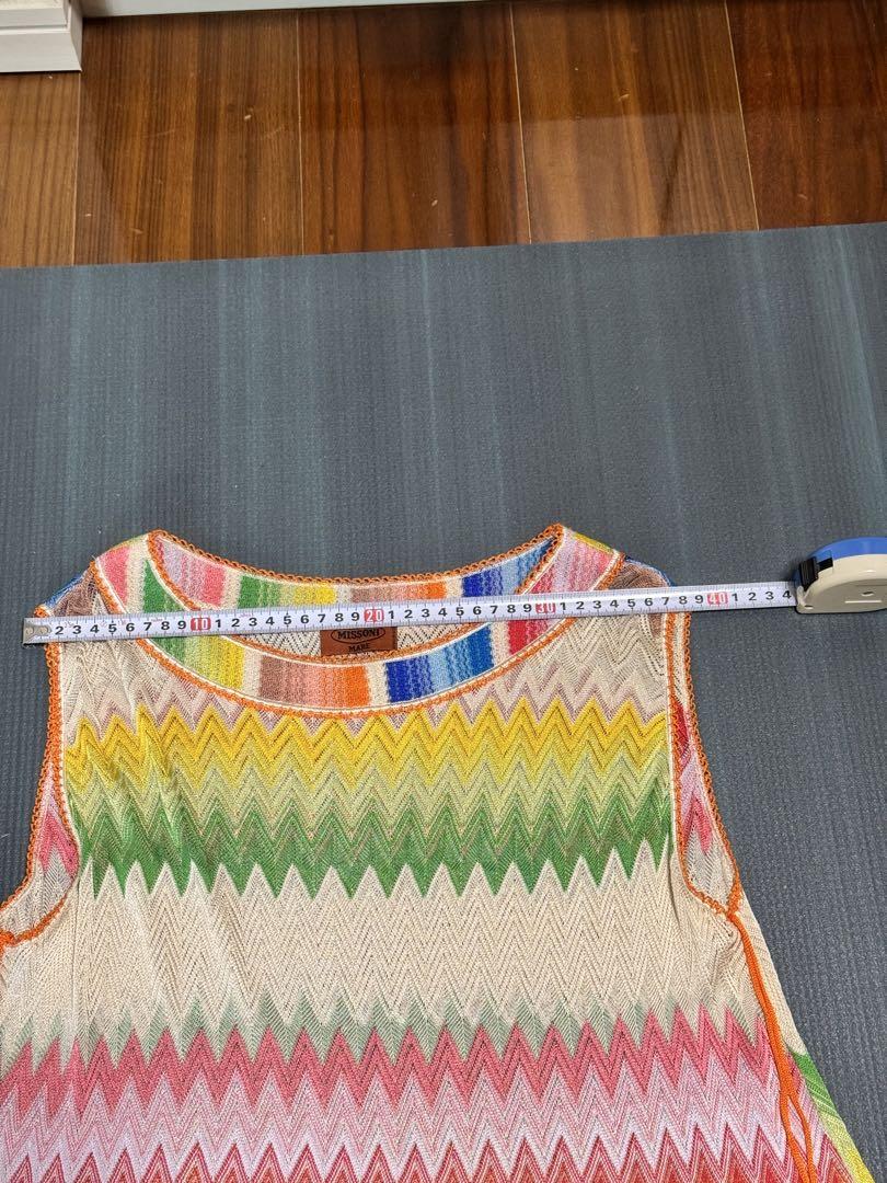 MISSONI マレ ノースリーブチュニックビーチウェア