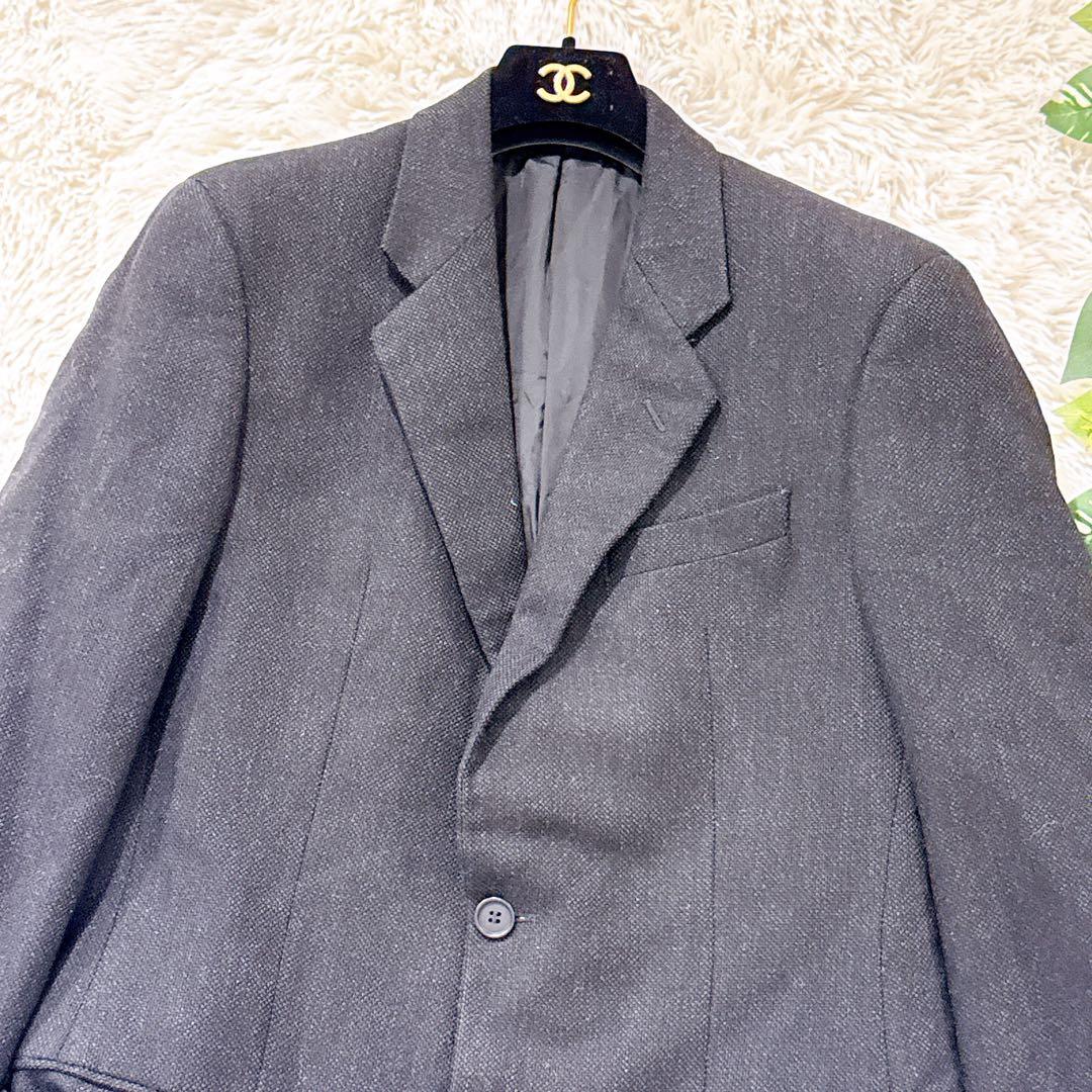 【美品】アルマーニ コレッツィオーニ テーラード ジャケット XL カシミヤ 黒 【美品】アルマーニ コレッツィオーニ テーラード ジャケット XL カシミヤ 黒