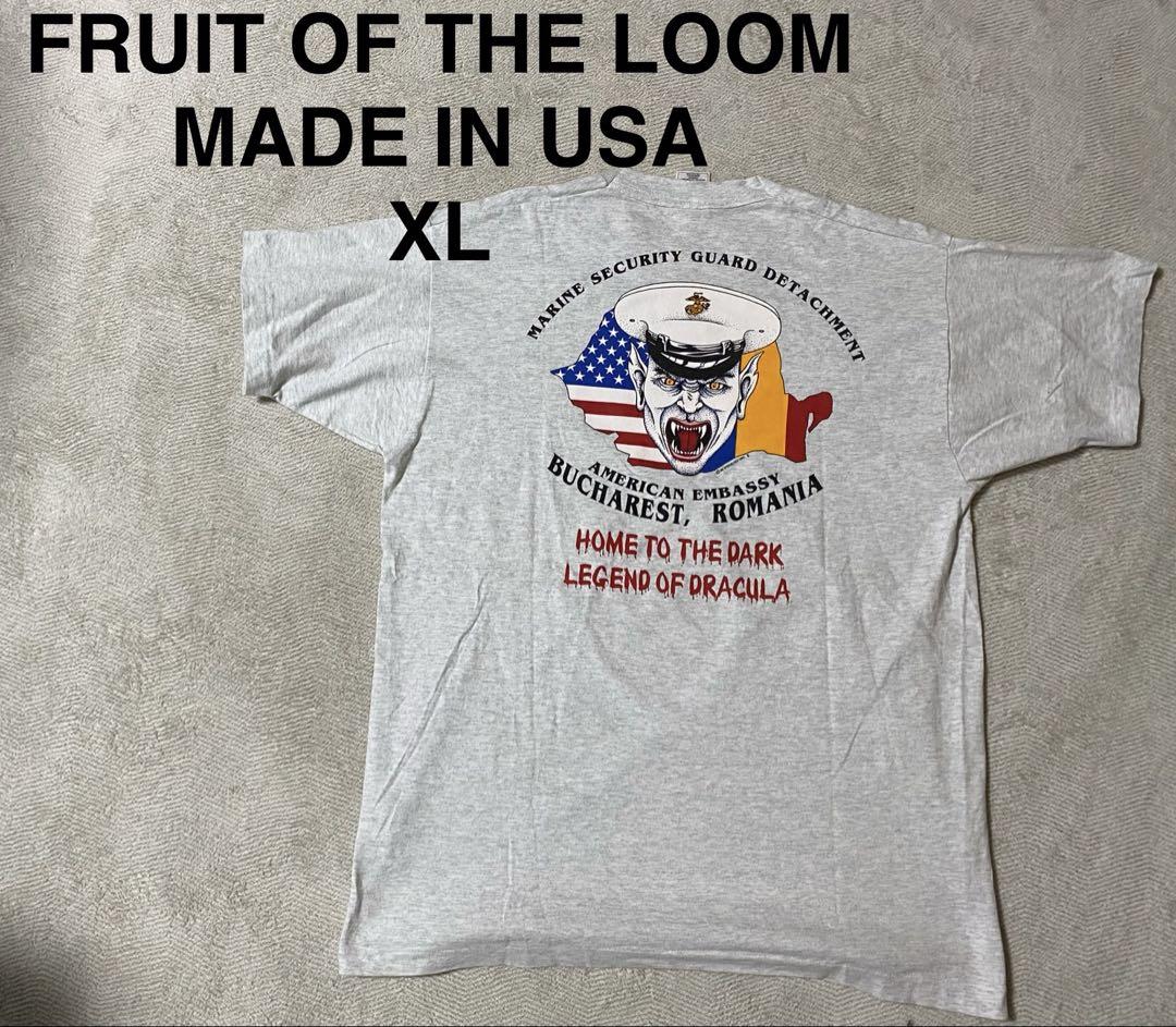 【米軍】 FRUIT OF THE LOOM XL Tシャツ アメリカ製 海兵隊