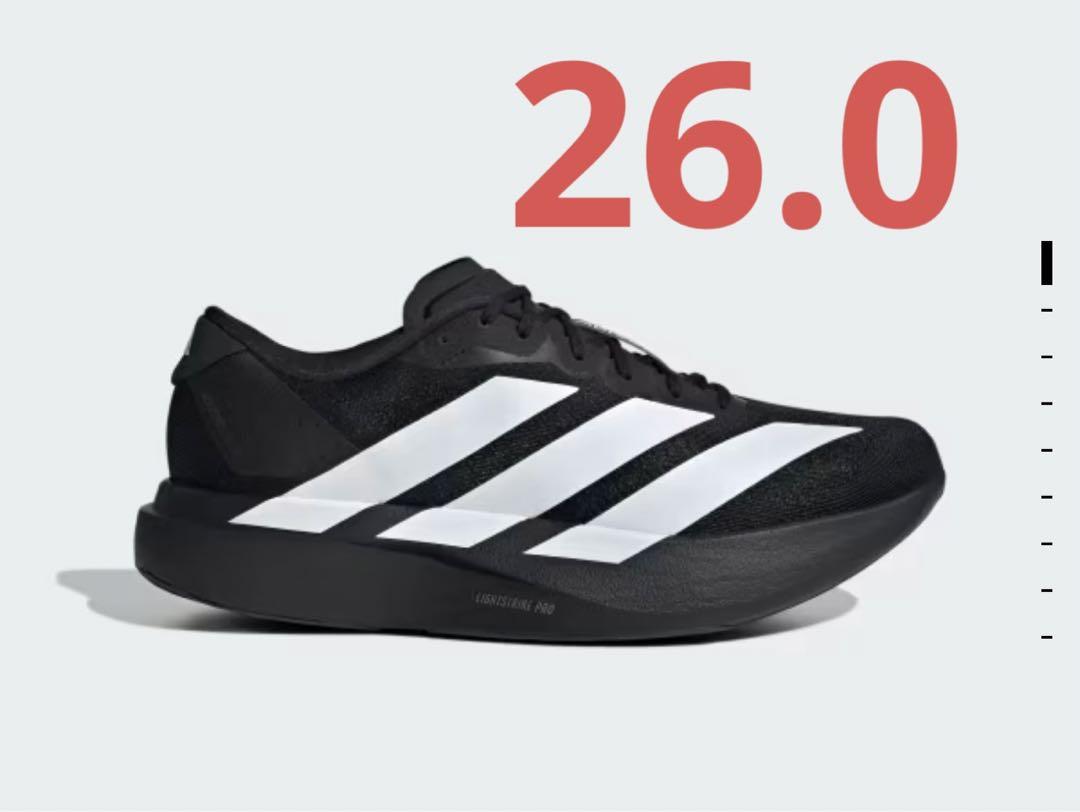 adidas Adizero Evo SL Core Black sz 26