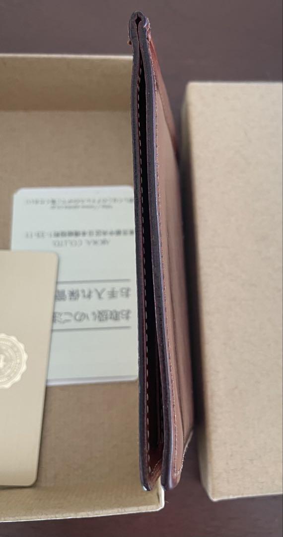 GANZO ガンゾ　マネークリップ　シンブライドルレザー　ヘーゼル　財布