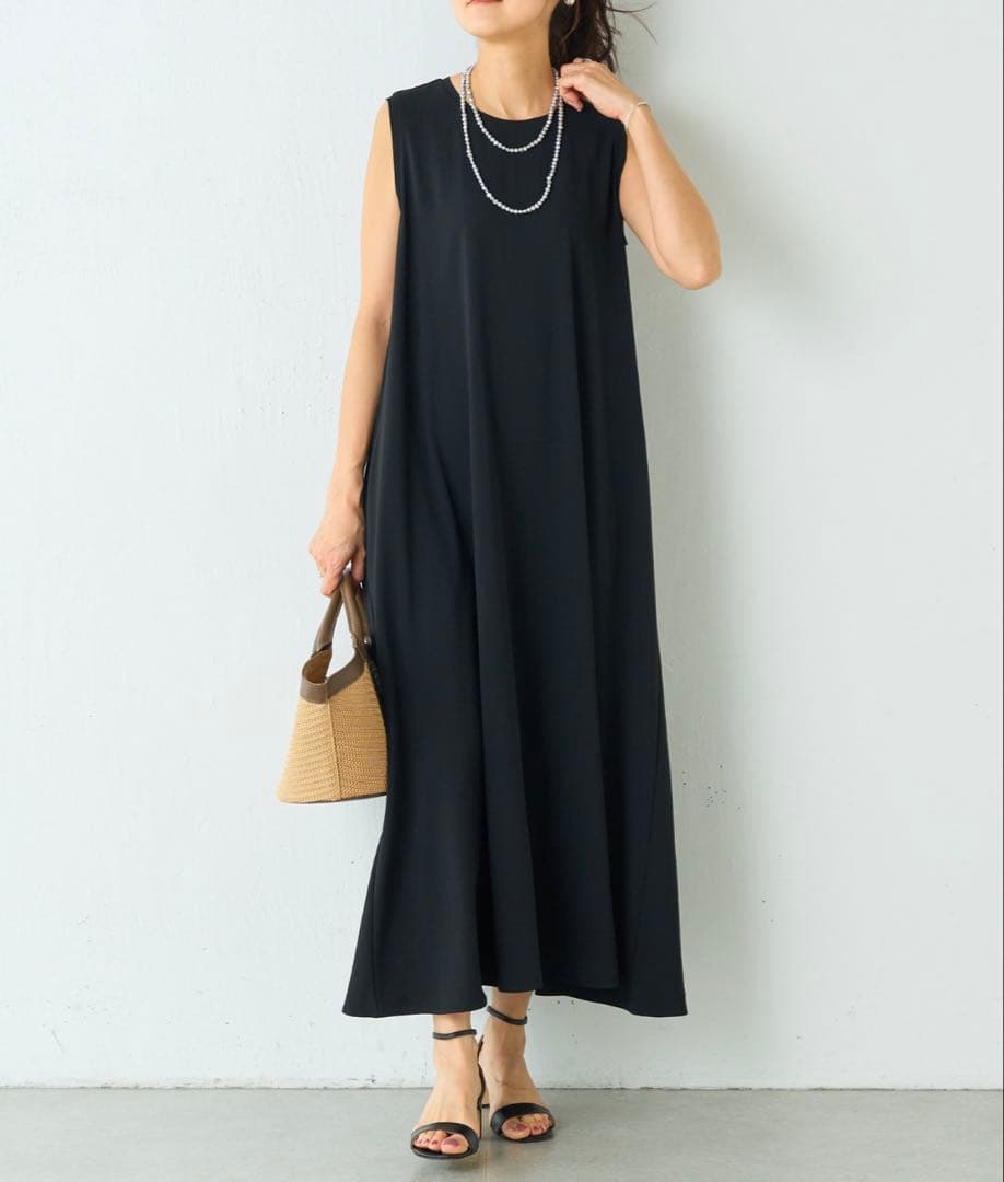 【新品】BEARDSLEY*ストレッチジョーゼットフレアマキシワンピ/サイズ0 【新品】BEARDSLEY*ストレッチジョーゼットフレアマキシワンピ/サイズ0