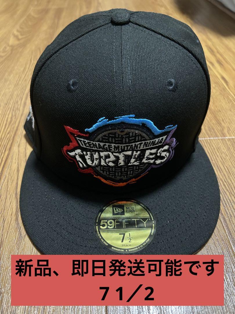 素材ニューエラ59FIFTY Mutant Ninja Turtlesロゴ ブラック