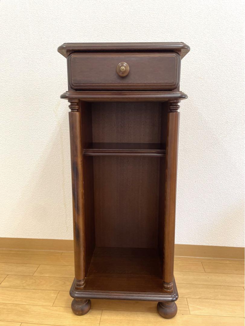 光製作所　テレフォンスタンド 電話台 ファックス 収納