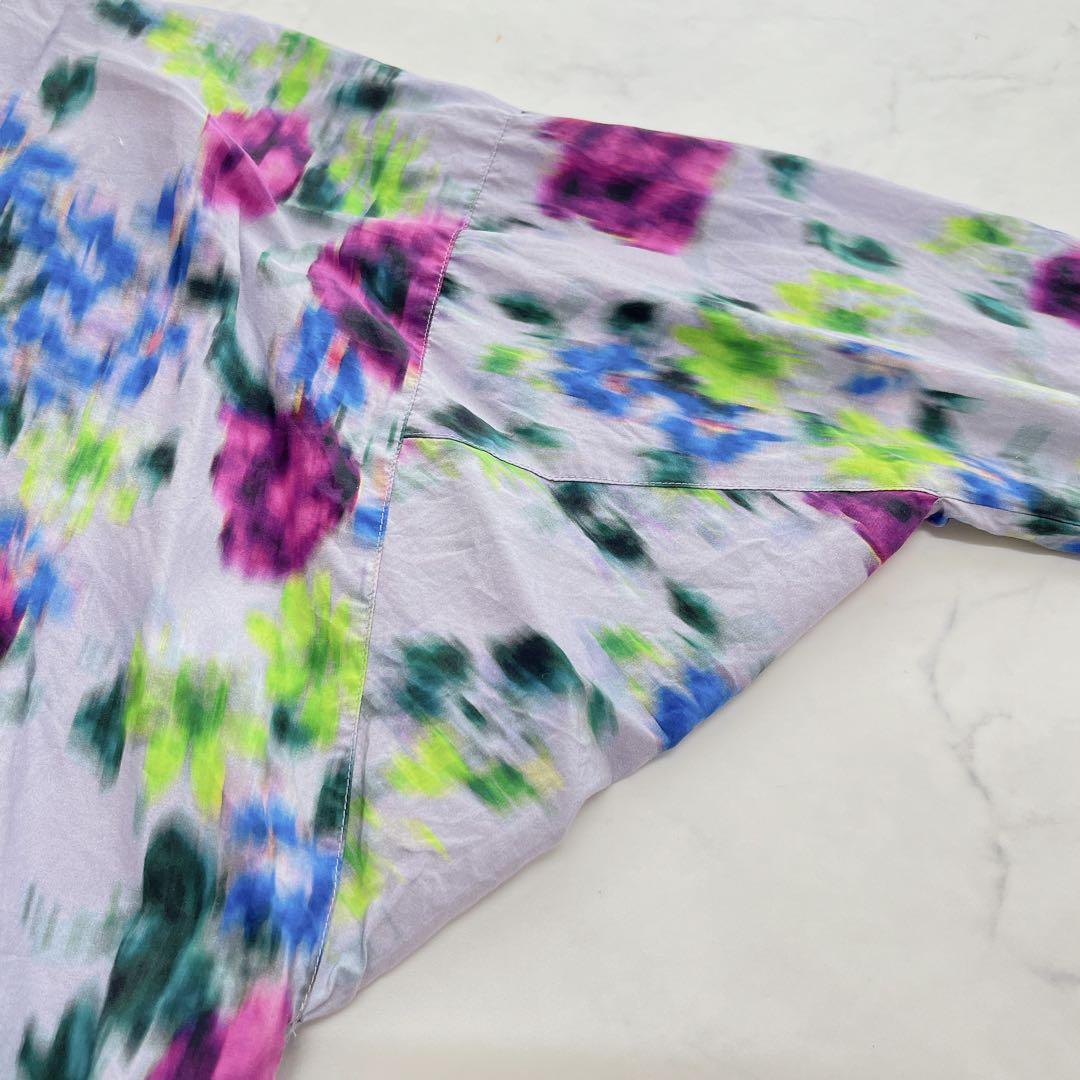 【極美品】KENZO ケンゾー シルク混 花柄 プルオーバー