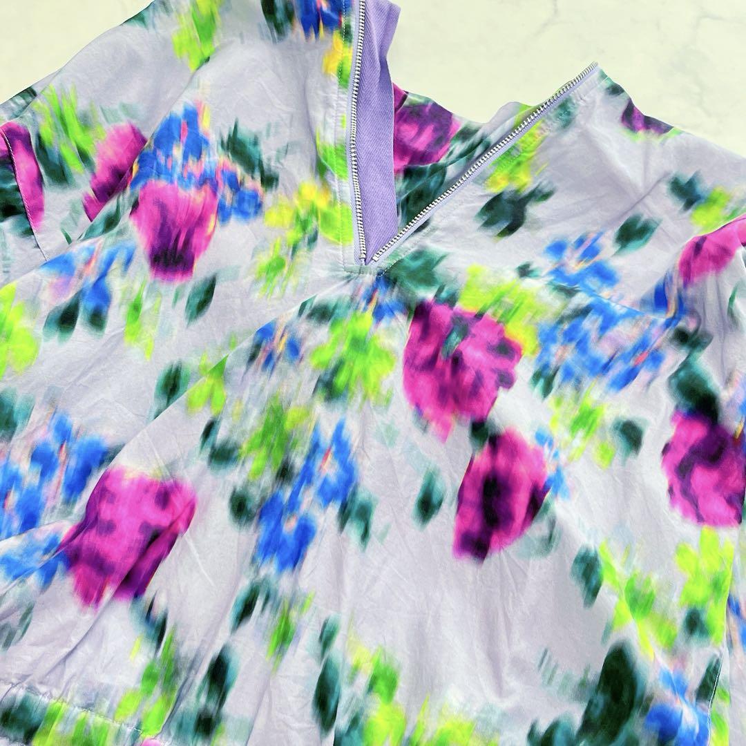 【極美品】KENZO ケンゾー シルク混 花柄 プルオーバー