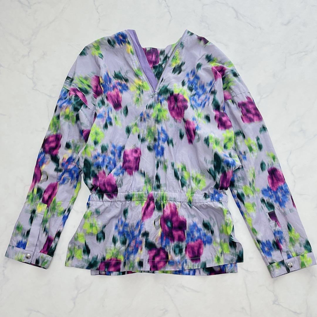 【極美品】KENZO ケンゾー シルク混 花柄 プルオーバー